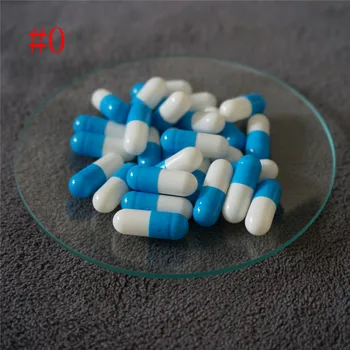 0#1000~10000pcs Modro-Bela Visoki kakovosti težko želatina prazne kapsule,0 velikost votlih želatinastih kapsul ,združeni ali ločeni kapsul