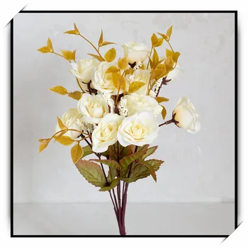 1 Šopek Precej perzijski Rose Art Cvet Umetno Cvetje Simulacije Svile Cvet Stranka, Poroka, Valentinovo Doma Dekoracijo
