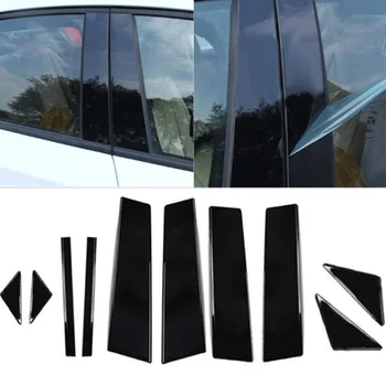 10Pc Ogledalo Učinek Plastična Okna Steber delovnih Mest Okraskov Set za Mazda 3 Axela 14-17