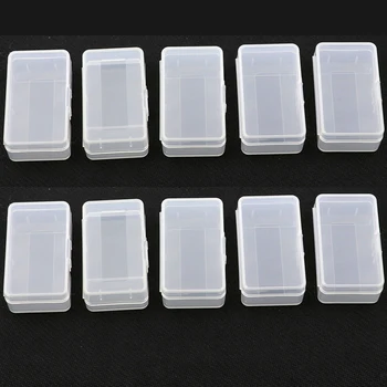 10pcs 9V 6F22 Plastične Baterije Primeru Pregleden Imetnik Škatla za Shranjevanje