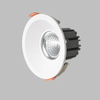 10PCS LED Lučka Zatemniti COB LED Downlight 10W 15W 25 W 30W AC85-265V LED Navzdol Svetlobe COB Spot Vgradne Stropne Svetilke z Voznikom