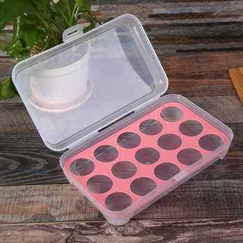 15 Mrežo Kuhinja Hladilnik Eno Plast Jajce Box Škatla Za Shranjevanje Praktičnih Ustvarjalnih Doma Prenosni Plastičnega Piknik Hrano Škatla Za Shranjevanje