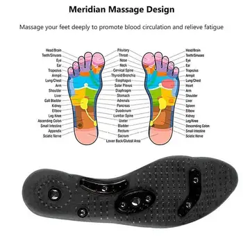 1pair Magnetni Vložki Noge Terapija z Magnetnim Silikonski Vložki Hujšanje Terapijo Za hujšanje, Masažo Stopal Nego Čevlji Mat