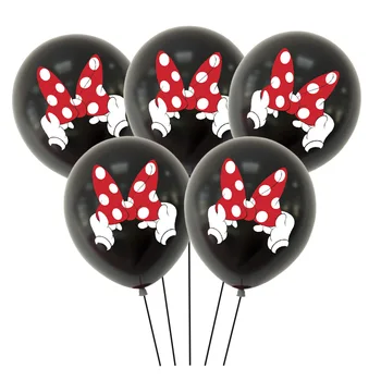 1Set Minnie mickey mouse latex baloni 1. rojstni dan okraski otroci ballon globos baby tuš konfeti latex ballon igrača