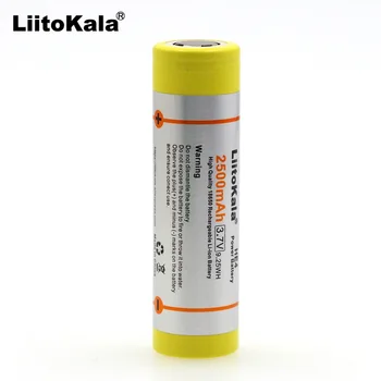 2 kos. Novo Liitokala HE4 18650 li-ion baterija 3,7 V 2500 mAh baterije lahko imajo Elektronski posebne 20A 30A razrešnice