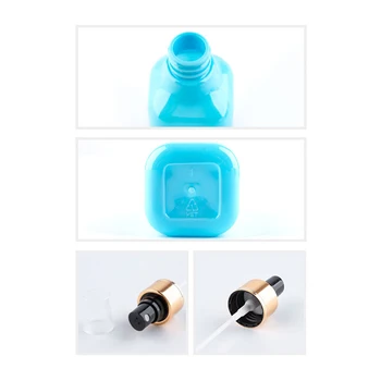 200 ml X 30pc Beli Kvadrat Spray Črpalka, Prazno Plastično Steklenico , se lahko ponovno polnijo Parfum Megle Škropilnica Posodo Kozmetične Embalaže DIY
