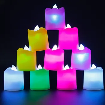 2019 Sveče Luči LED Domov Sveče Lučka za Romantično Poroko Led Čaj Luči za Elektronske Padec Ladijskega prometa