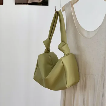 2020 novo nišo modno oblikovanje vseh tekmo vozlane tofu vrečko ženska torba trendy rami pod pazduho vrečko priložnostne mehko vrečko blazino vrečko