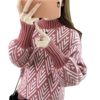 2021New slog ženska moda in ženske zunanjo rabo svoboden in leni slog kratke luči rokav osnovna pulover