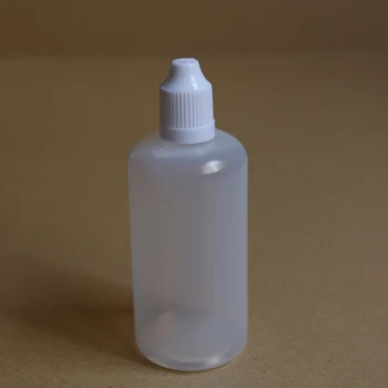 20pcs Mehko PE Plastenk 100 ml Povratne Tekočine Prazno Kapalko Steklenico Z Childproof Skp Tehtnica