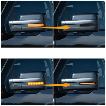 2pcs LED Dinamični Vključite Signal Svetilke Blinker Teče Strani Ogledalo Lučka Za Ford F-Serije F-150 F150 2009-SVT Raptor