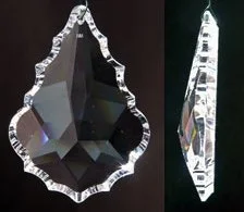 30pcs 50MM Solze Prizmo Lučka Deli Obesek Sije Kristalno Steklo Top Moda Lestenec Crystal kristal