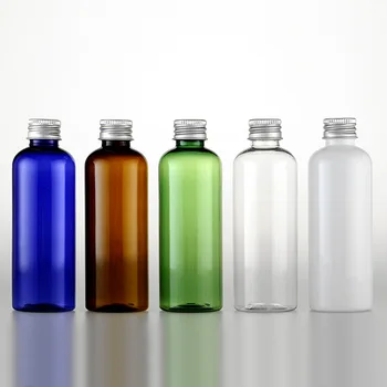 50pcs X100ml jasno, prazne plastenke z aluminijem kape za kozmetične embalaže,steklenice, posode za potovanja PET praznih s pokrovi