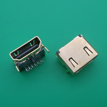 5PCS 19 Pin Ženski Priključite Vmesnik Priključek 3 Vrstic 19Pin (7Pin 6Pin 6Pin) za 90 Stopinj HDMI-združljiv Vtičnico Popravila Zamenjava