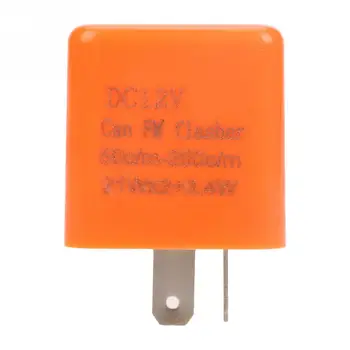 5pcs/set 12V 2 Pin Motocikel Blinker Nastavljiva LED Flasher Rele Obrnite Kazalnik Signala