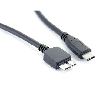 5pcs/veliko USB 3.1 Tip-C, USB 3.0 Micro B Kabel Moški Priključek za Sinhronizacijo Podatkov, Kabel Za Macbook Zunanji Trdi Disk Prenosni RAČUNALNIK