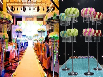 Akrilna crystal poroko cesti vodi poroko centerpiece dogodek poroka dekoracija/ event stranka za dekoracijo mize