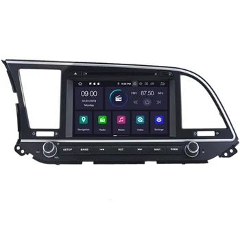 Android 10 4+64 G Avto DVD Predvajalnik Hyundai ELANTRA 2016 2017-19 WIFI, GPS Navigacija 2 Din avtoradio, Predvajalnik Večpredstavnostnih RDS Zemljevid