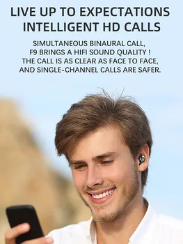 Bluetooth 5.0 Slušalke Brezžične Čepkov Šport Nepremočljiva Brezžične Slušalke Hi-Fi Stereo Slušalke Z Mikrofonom