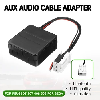 Bluetooth Aux Sprejemnik Kabel Adapter Hi-fi Kakovosti Za Peugeot 207 307 308 407 Za Citroen C2 C3 RD4 Brezžični Aux Vmesnik