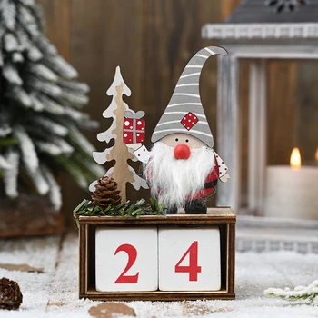 Božični Koledar Vesel Božič Okraski za Dom Noel Božič 2021 Novo Leto, Darila Santa Claus Lutke Elf Dekor Navidad