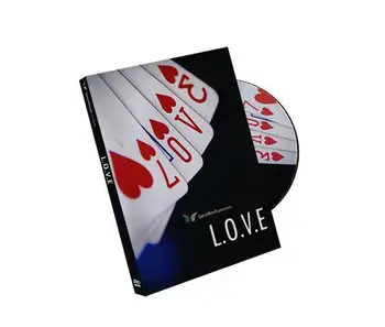 Brezplačna dostava! L. O. V. E (DVD in Prevara) - Kartico Magic Trick,Magic za Ljubimec,Zabavno Fazi,Blizu,Iluzije,Magic Dodatki