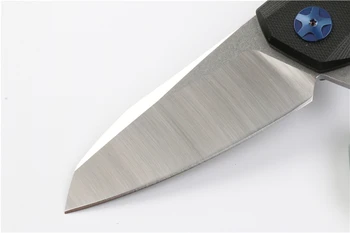 Brezplačna dostava ZT0456 D2 Rezilo Taktično Zložljiva ZT Nož flipper Žogo nosijo sistem G10 Ročaj Preživetje Lov EOS Nož