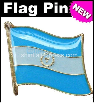 Broške Argentina Zastavo Zatiči Po Vsem Svetu Značko Emblem Državi Članici, Zatiči