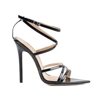Carole Dajatev 2019 Prodaja Vroče Poletje nove sandale, tanek pas kombinacija žensk open-toe sandale srebro super visoke pete sandala