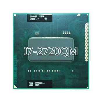 Core I7-2720QM SR014 Procesor i7 2720QM notebook Laptop CPU Socket G2 rPGA988B Primerna za HM65 75 76 77 čipov prenosnik