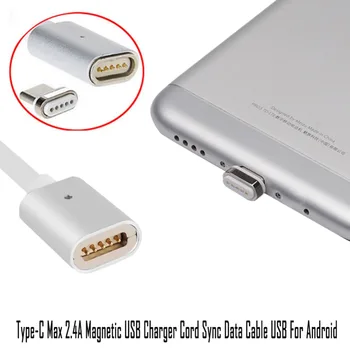 Digitalworld Tip-C Max 2.4 Magnetni Polnilnik USB TPE Sync Kabel Podatkovni Kabel USB Za Samsung Galaxy S8 S8 Plus #260771