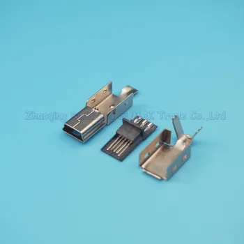 DIY 3 v 1 varilne žice vrste 5P mini USB priključek za polnilnik moški vtič Mini USB-5P plug