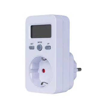 EU NAS Vtič (Plug-in v Digitalni Wattmeter LCD Zaslon Vklop Monitorja Metrov Električni Test Energijo Merilnik