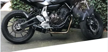FZ 07 ZA motorno kolo Yamaha FZ07 2016 - 2019 Izpušni Glušnik Srednji del Povezavo Pobeg Cevi Celoten Sistem Spremenjen