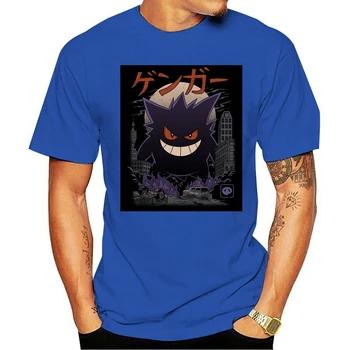 Gengar Kaiju Japonska Slog T-Shirt Moški T-Shirt Bombaža, Kratek Rokav, O-Vrat Vrhovi Tee Srajce Moda