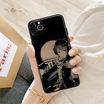 Genshin Vpliv Letnik Xinqiu manga silikonski Primeru Telefon ZA iPhone Se 6 6s 7 8 Plus X Xr Xs 11 12 Mini Pro Max steklen Pokrov Lupini