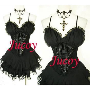 Gothic Lolita Punk Moda Obleko Cosplay Kostum Prilagojene[CK528]