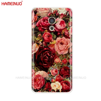 HAMEINUO Rdeč metulj na bele vrtnice cvet Primeru telefon za Meizu M6 M5 M5S M2 M3 M3S MX4 MX5 MX6 PRO 6 5 U10 U20 opomba plus