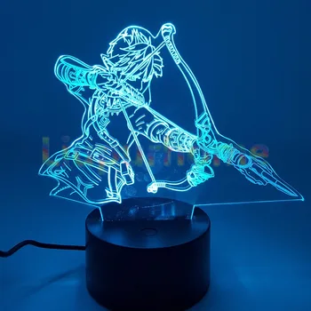 Igro 3D LED Nočne luči Vizualne Iluzije LED Link Tabela Namizne Svetilke Za Dom Dekor Tabela Desk Lampara Doma Dekoracijo Otrok Otrok