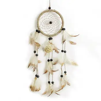 Indijski Ročno Sanje Catcheres Viseči Okras Perje Obrti Darilo za Dekoracijo Doma Ornament Obrti Darilo