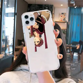 Japonske Anime NARUTO Gaara capa Telefon Primeru Pregleden mehko Za iphone 5 5s 5c se 6 6s 7 8 11 12 plus mini x xs xr pro max