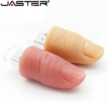 JASTER prst USB ključek USB 2.0 4GB 8GB 16GB 32GB 64GB darilo USB Flash Memory Stick Vroče moda, Ustvarjalne Risanka darilo