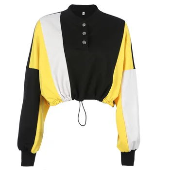 Kaguster blusas mujer de moda 2019 bluzo ženske vadm shen ženske, kratka Bluza harajuku dolgimi rokavi ženske bluze blusa