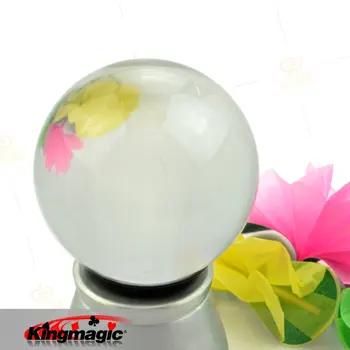 Kingmagic Pregleden Kristalno Kroglo (100MM) Svetlobe Žogo kontaktno Žongliranje Najboljše Kakovosti Fazi Čarobno Rekviziti čarovniških Trikov Igrače