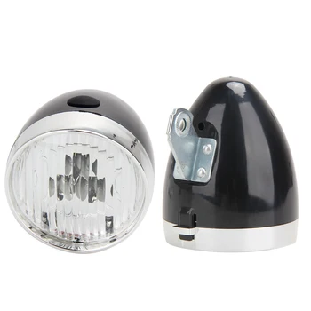 Kolesarske Luči Žarometov Nepremočljiva 3 LED Izposoja Smerniki Kolo Sprednje Luči Letnik Svetilka Svetilka Black