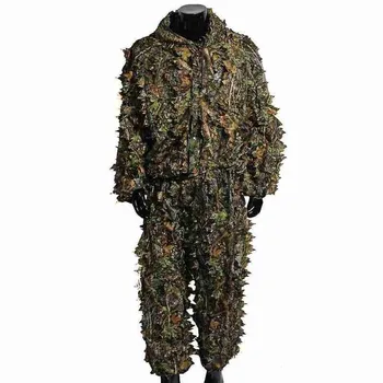 Lov Skrivni Gozd Ghillie Obleko iz Zraka Streljanje Odraslih Oblačila Ostrostrelec Maskirno Vojaško Zelena Multicam Džungle Clo Z2R0