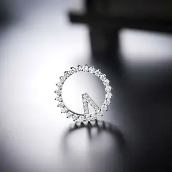 LOVERJEWELRY 2020 Najnovejši Resnično Shinning Diamanti Obeski Trdna 14Kt/585 Belo Zlato Nakit Za Ženske, Ljubeč Obletnico Darilo
