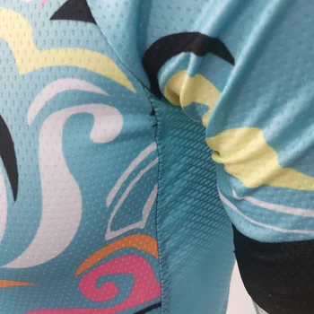Majice komplet ženske poletni kolesarski komplet kolesarski bo ustrezala moutain bike oblačila dihanje prilagodite ekipo oblačila Maillot Ropa Ciclismo