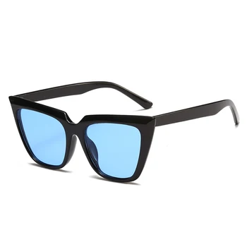Mačka Oči, sončna Očala Ženske Moški Barvo Leče, Očala Retro sončna Očala UV400 Zunanji Disk Modni Ženski Očala