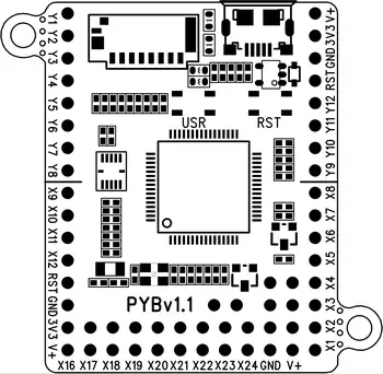 MicroPython Razvoj Odbor PYBoardv1.1 V1.0 STM32F405 Pyhton3 OpenMV